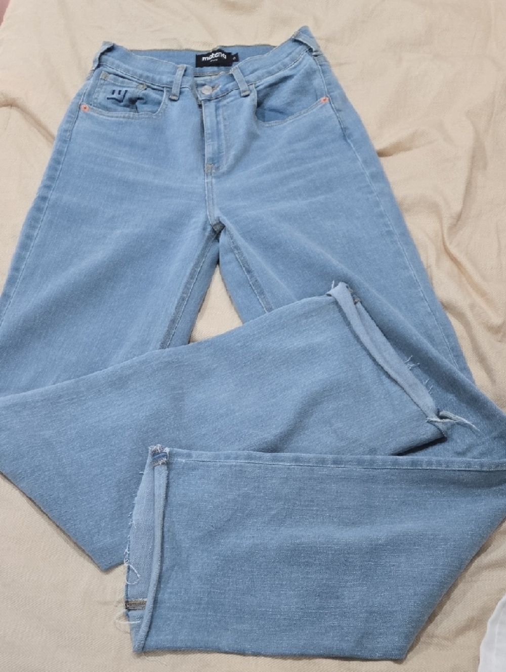 MATCHA JEANS WIDELEG HIGH RISE - LIGHT BLUE - Picture 4 of 4